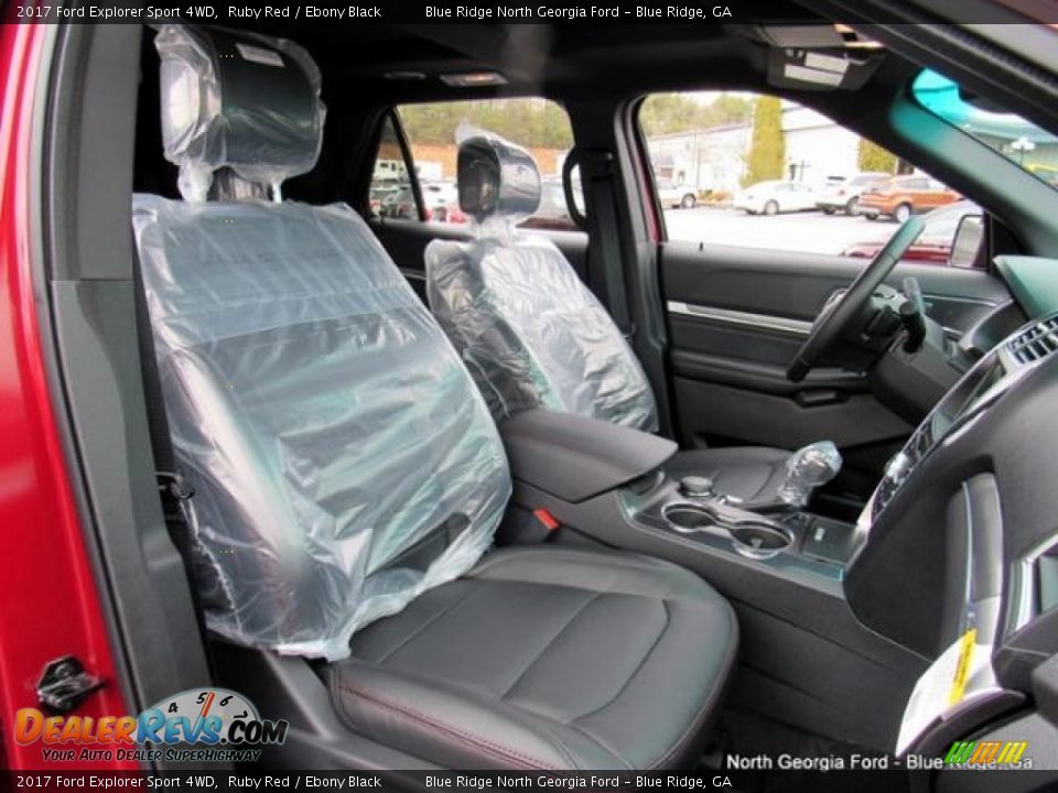 2017 Ford Explorer Sport 4WD Ruby Red / Ebony Black Photo #12