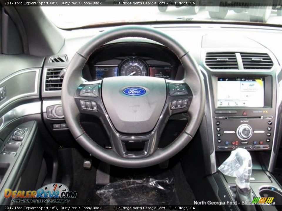 2017 Ford Explorer Sport 4WD Ruby Red / Ebony Black Photo #17