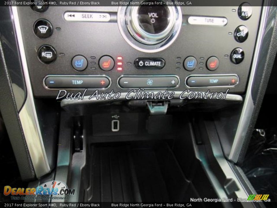 2017 Ford Explorer Sport 4WD Ruby Red / Ebony Black Photo #26