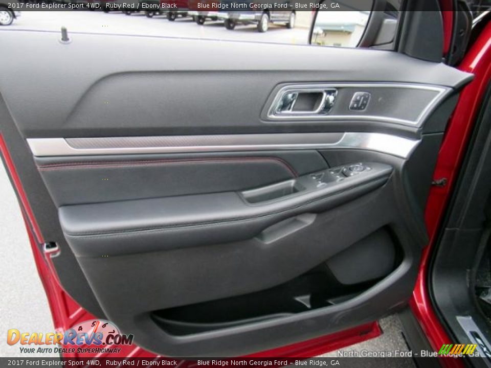 2017 Ford Explorer Sport 4WD Ruby Red / Ebony Black Photo #30