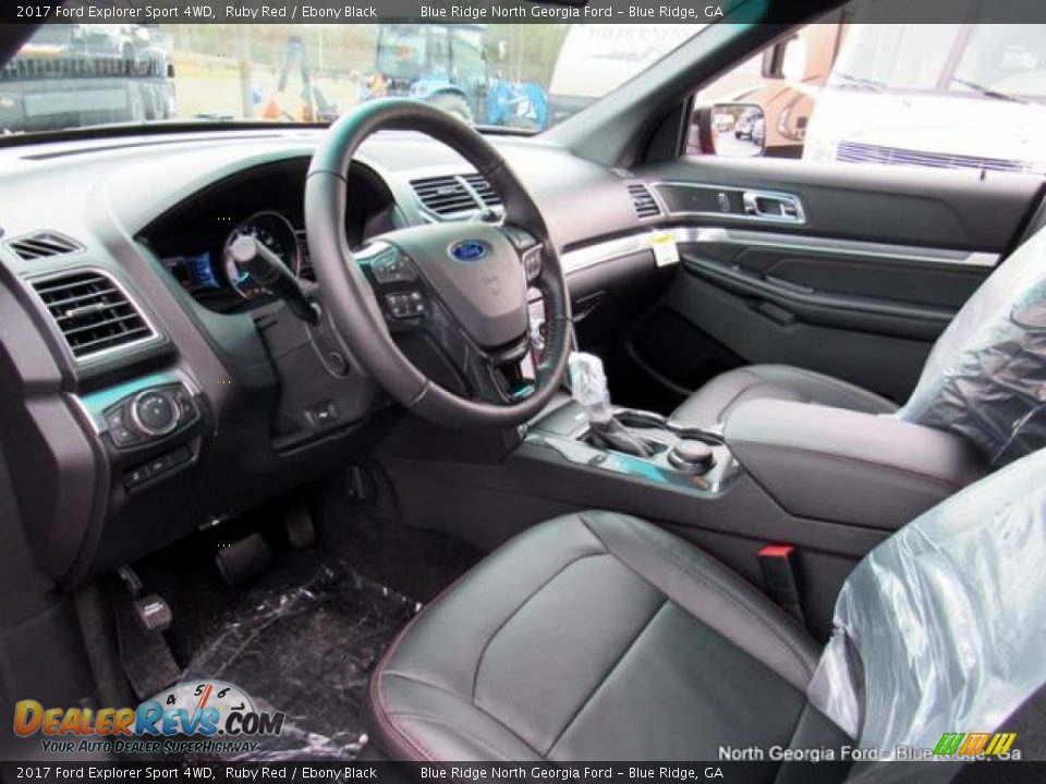 2017 Ford Explorer Sport 4WD Ruby Red / Ebony Black Photo #31
