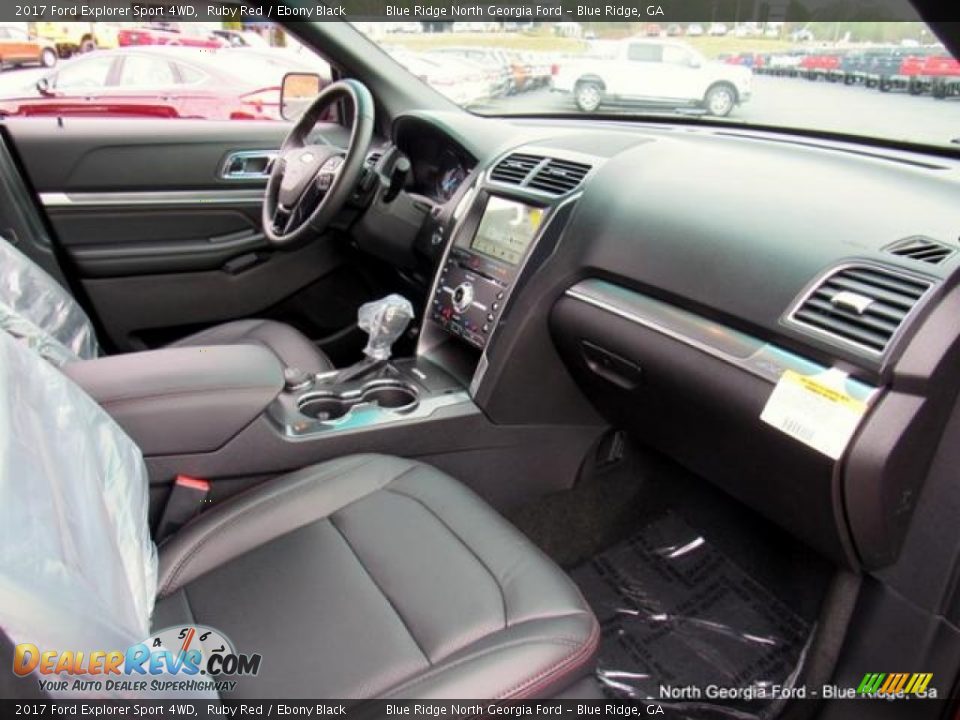 2017 Ford Explorer Sport 4WD Ruby Red / Ebony Black Photo #32