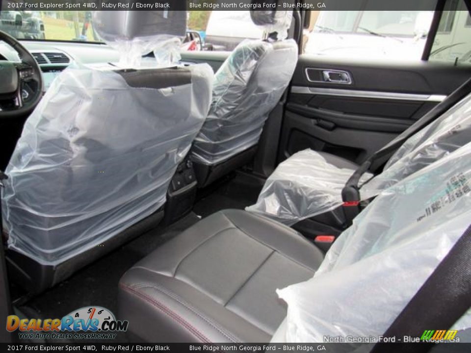 2017 Ford Explorer Sport 4WD Ruby Red / Ebony Black Photo #33