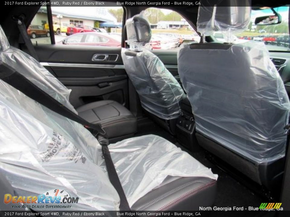 2017 Ford Explorer Sport 4WD Ruby Red / Ebony Black Photo #34