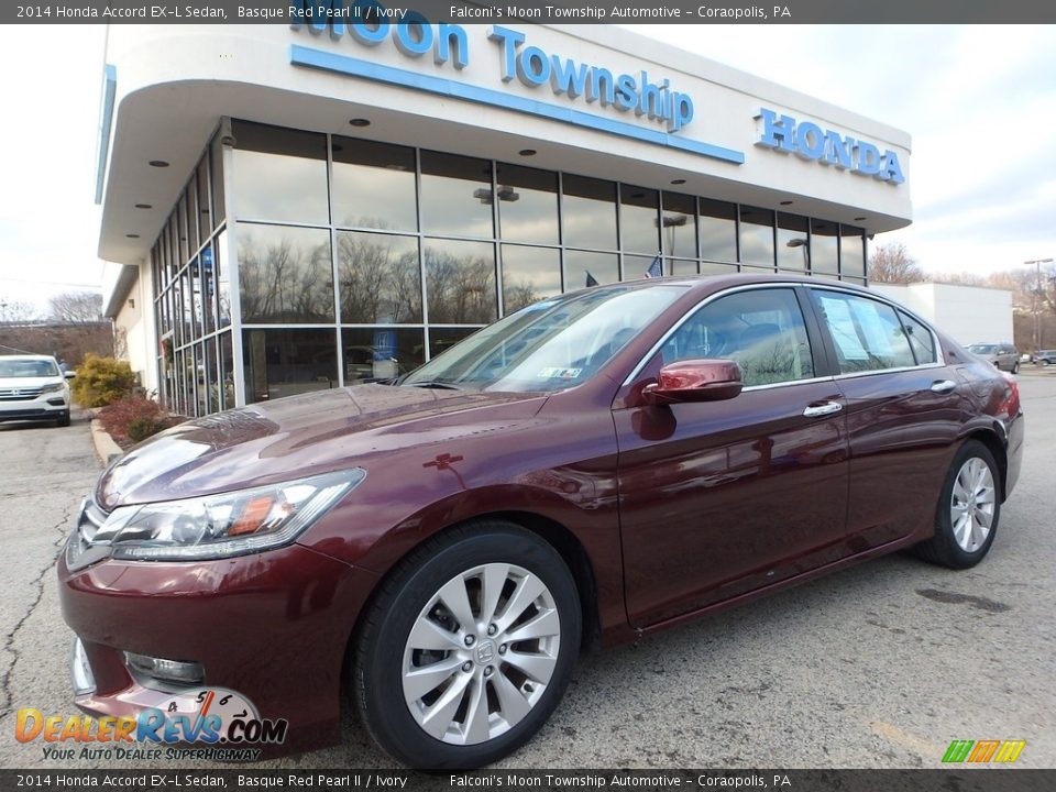 2014 Honda Accord EX-L Sedan Basque Red Pearl II / Ivory Photo #1