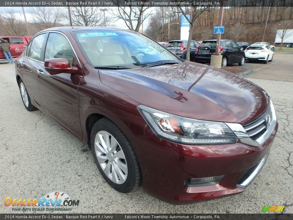 2014 Honda Accord EX-L Sedan Basque Red Pearl II / Ivory Photo #7