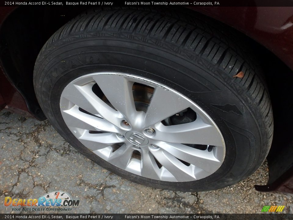 2014 Honda Accord EX-L Sedan Basque Red Pearl II / Ivory Photo #9