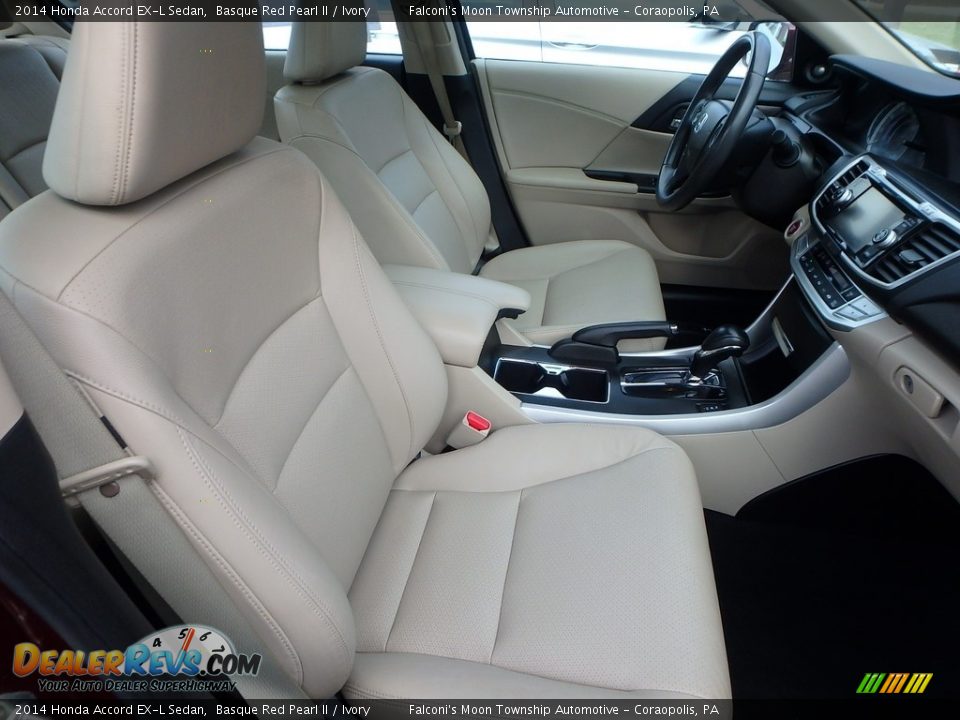 2014 Honda Accord EX-L Sedan Basque Red Pearl II / Ivory Photo #10
