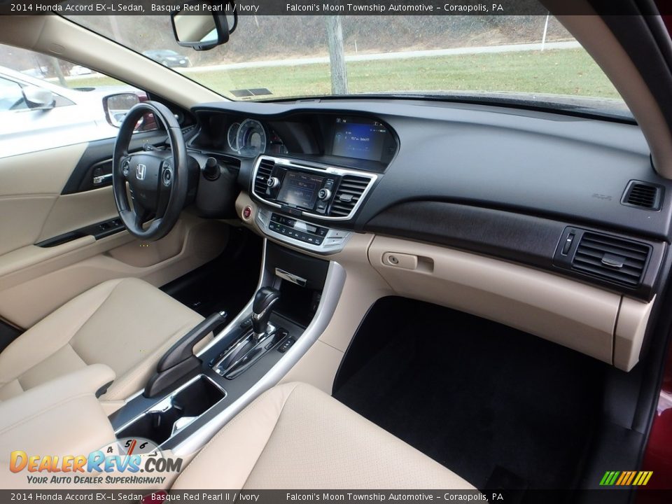 2014 Honda Accord EX-L Sedan Basque Red Pearl II / Ivory Photo #11