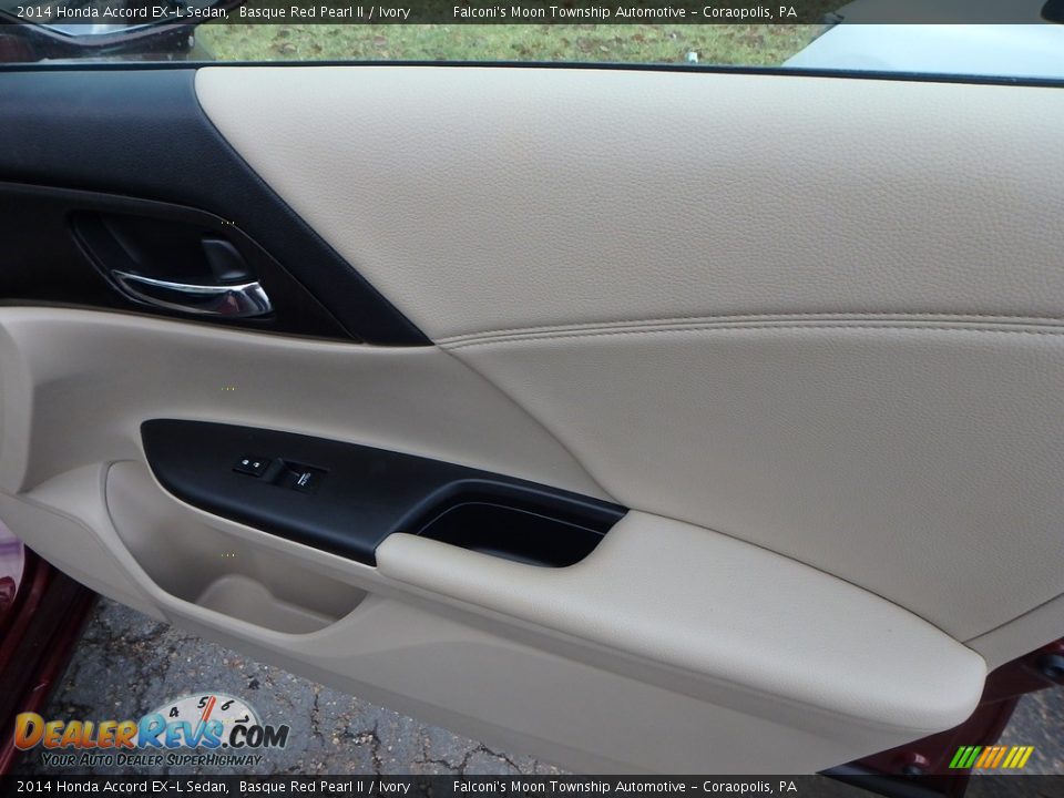 2014 Honda Accord EX-L Sedan Basque Red Pearl II / Ivory Photo #12