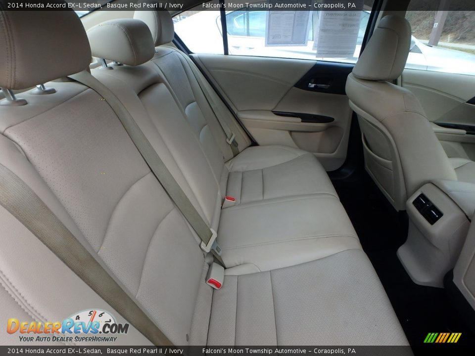 2014 Honda Accord EX-L Sedan Basque Red Pearl II / Ivory Photo #14