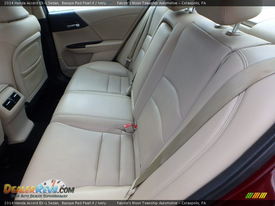 2014 Honda Accord EX-L Sedan Basque Red Pearl II / Ivory Photo #16