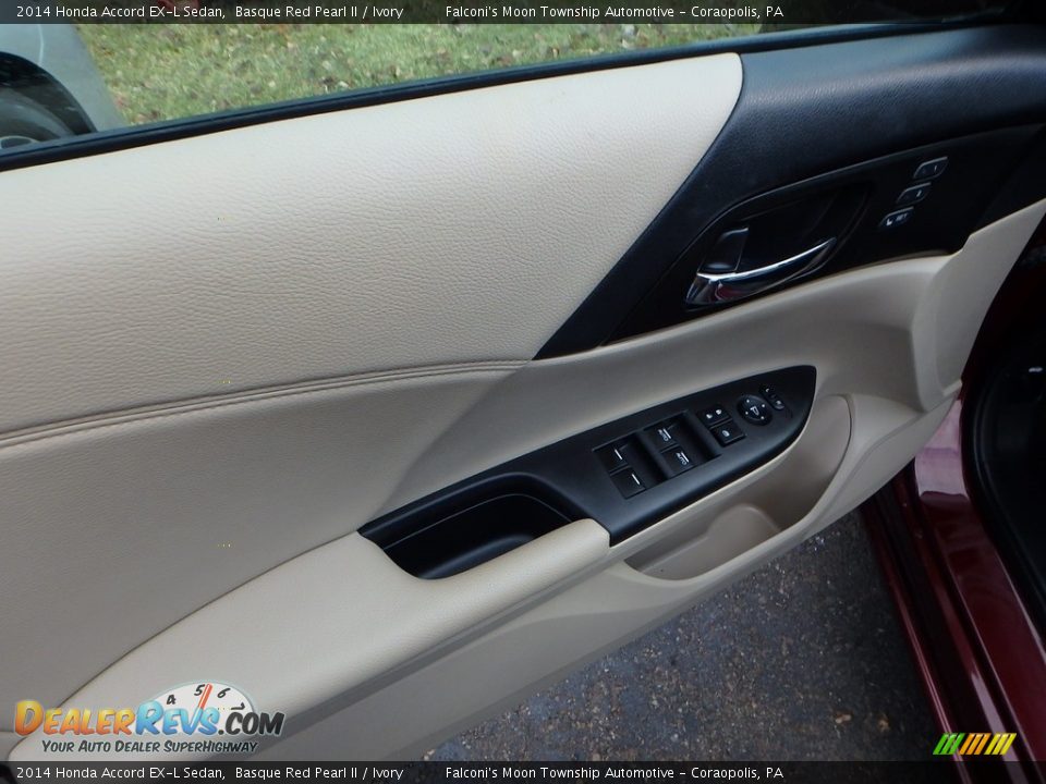 2014 Honda Accord EX-L Sedan Basque Red Pearl II / Ivory Photo #19