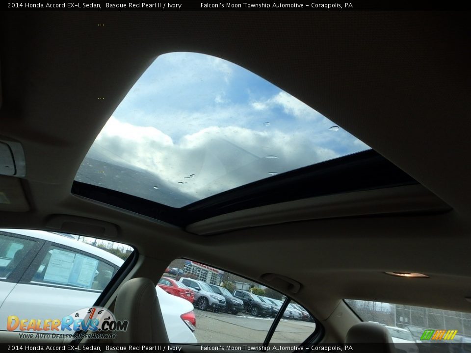 2014 Honda Accord EX-L Sedan Basque Red Pearl II / Ivory Photo #20