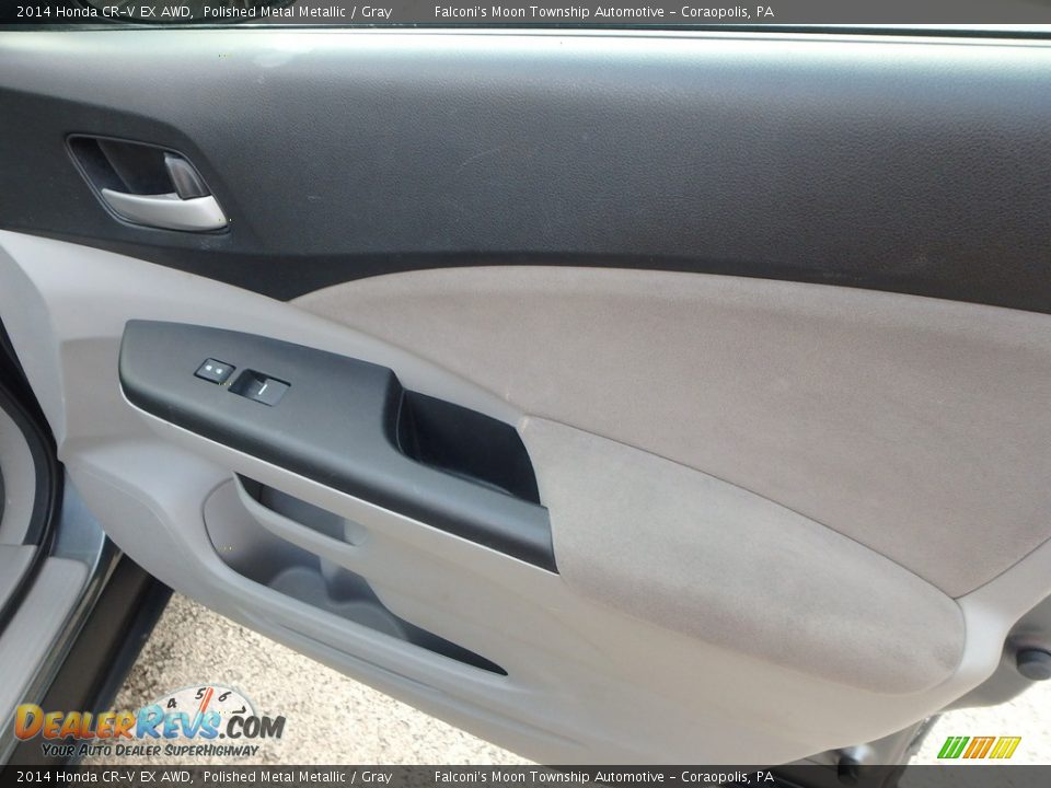 2014 Honda CR-V EX AWD Polished Metal Metallic / Gray Photo #13