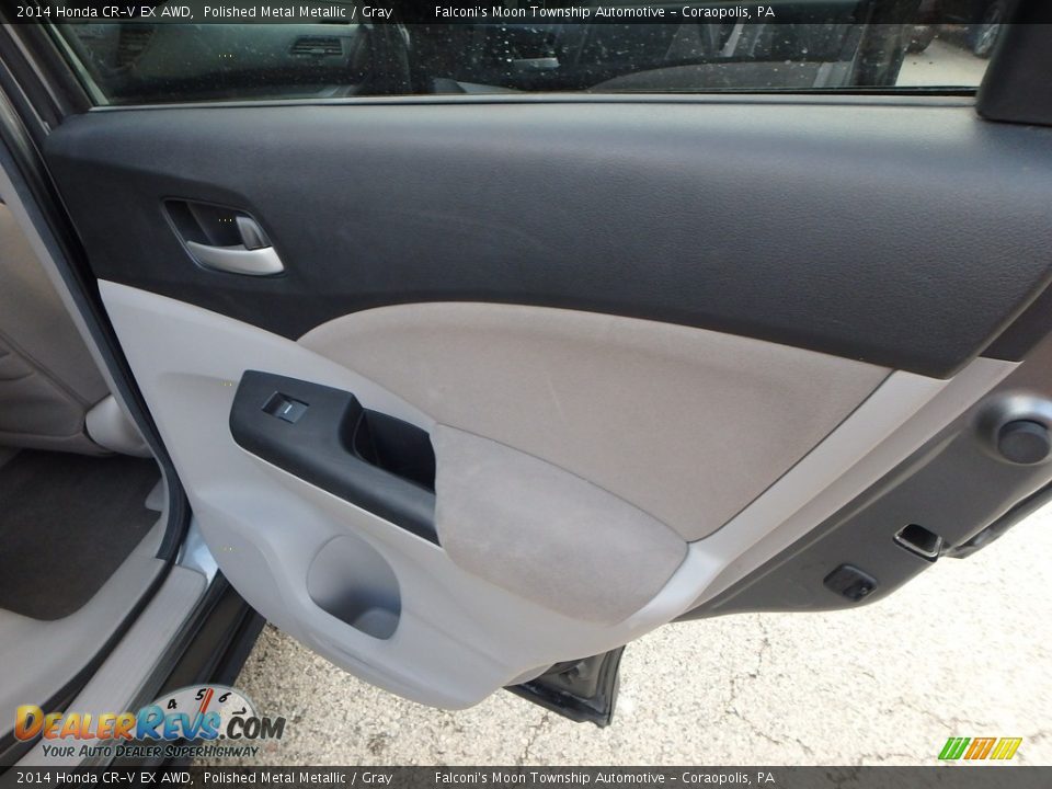 2014 Honda CR-V EX AWD Polished Metal Metallic / Gray Photo #15