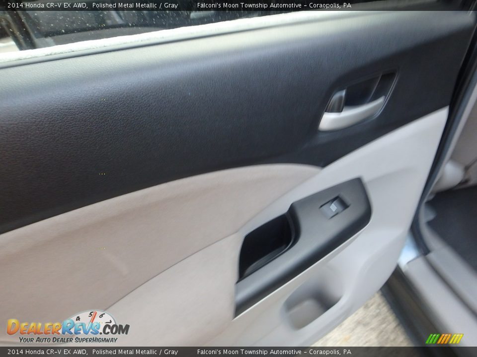 2014 Honda CR-V EX AWD Polished Metal Metallic / Gray Photo #19
