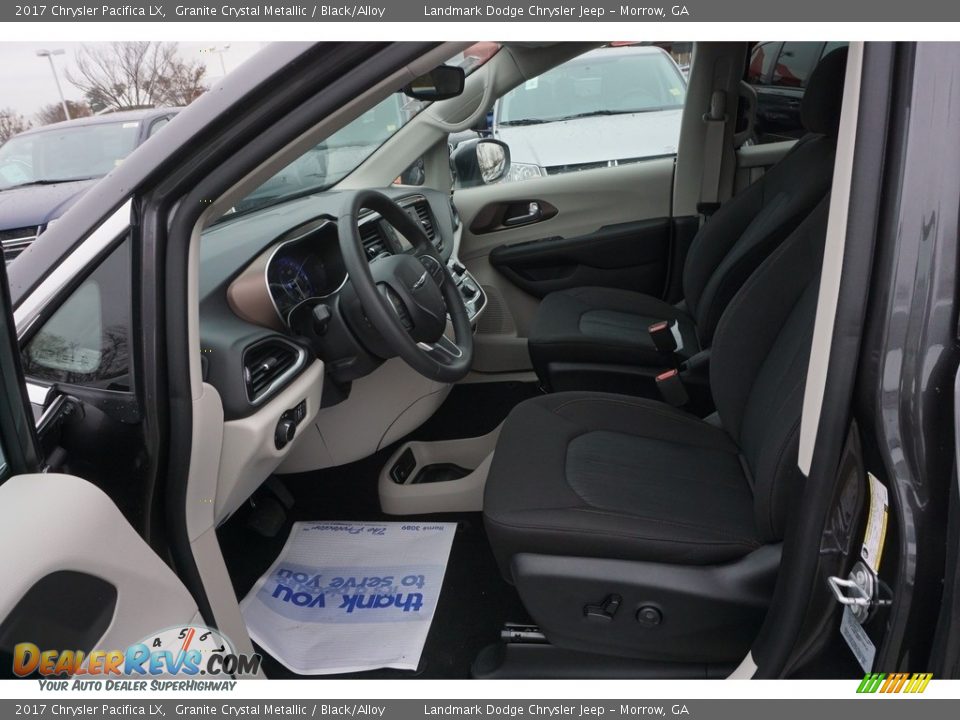 2017 Chrysler Pacifica LX Granite Crystal Metallic / Black/Alloy Photo #6