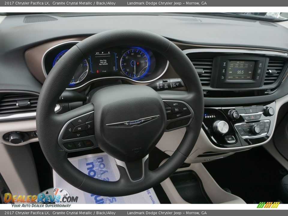 2017 Chrysler Pacifica LX Granite Crystal Metallic / Black/Alloy Photo #7