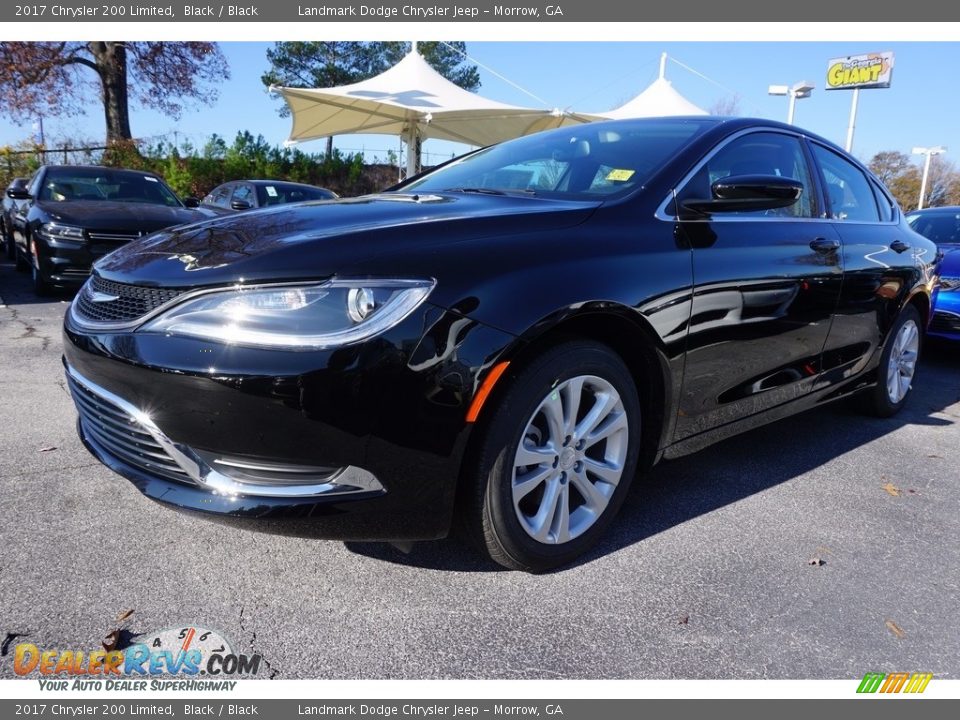 2017 Chrysler 200 Limited Black / Black Photo #1