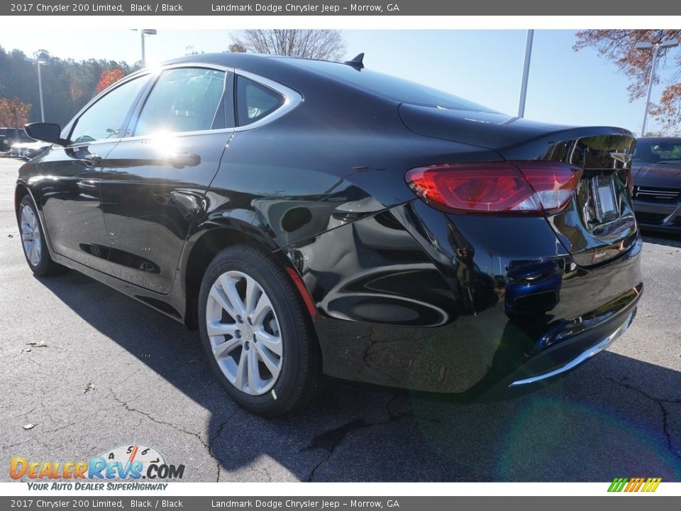 2017 Chrysler 200 Limited Black / Black Photo #2