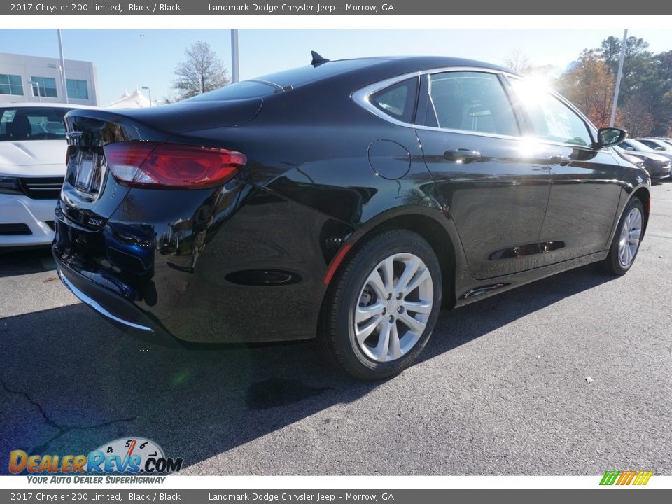 2017 Chrysler 200 Limited Black / Black Photo #3