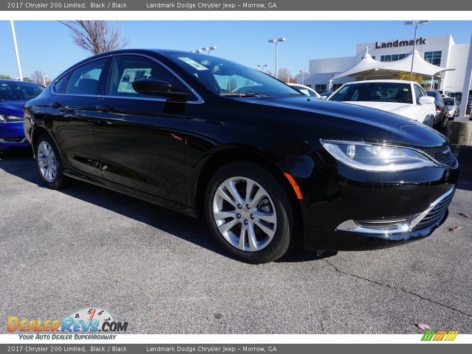 2017 Chrysler 200 Limited Black / Black Photo #4