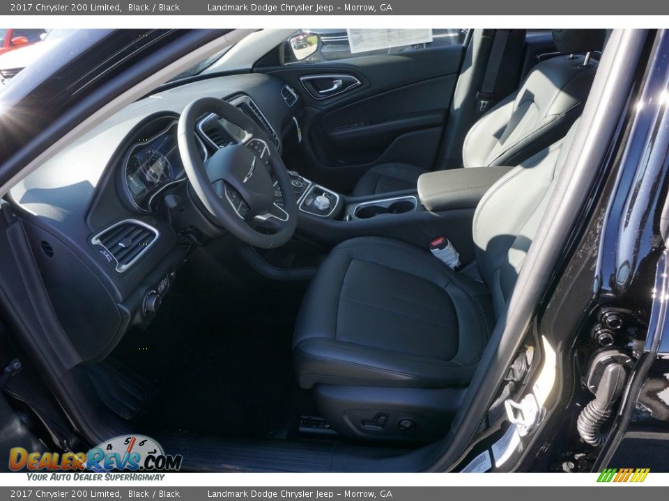 2017 Chrysler 200 Limited Black / Black Photo #6