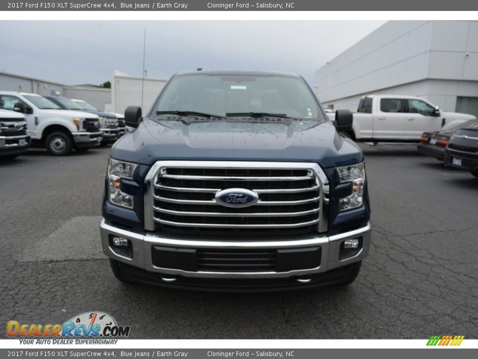 2017 Ford F150 XLT SuperCrew 4x4 Blue Jeans / Earth Gray Photo #4