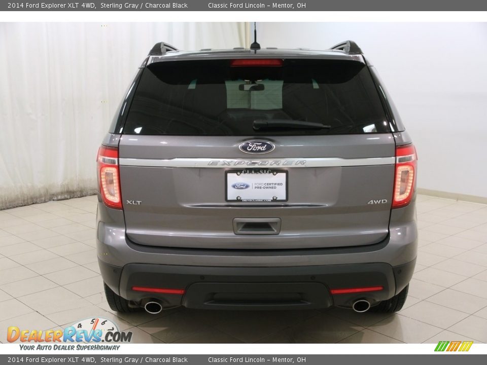 2014 Ford Explorer XLT 4WD Sterling Gray / Charcoal Black Photo #16