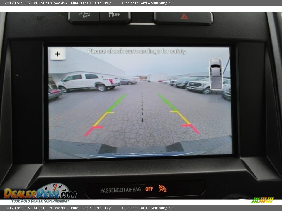 2017 Ford F150 XLT SuperCrew 4x4 Blue Jeans / Earth Gray Photo #14