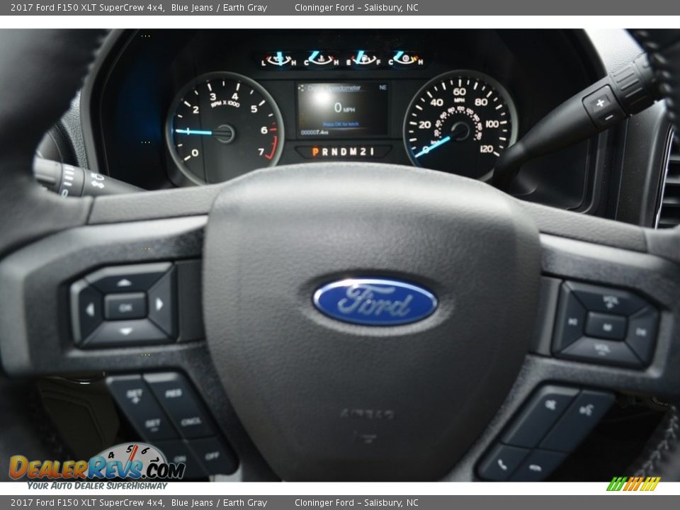 2017 Ford F150 XLT SuperCrew 4x4 Blue Jeans / Earth Gray Photo #17