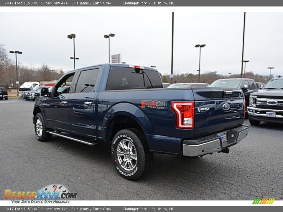 2017 Ford F150 XLT SuperCrew 4x4 Blue Jeans / Earth Gray Photo #20