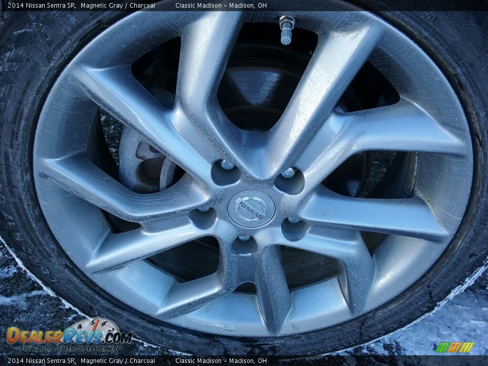 2014 Nissan Sentra SR Magnetic Gray / Charcoal Photo #13