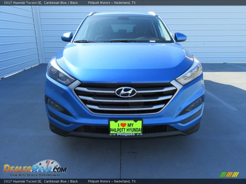 2017 Hyundai Tucson SE Caribbean Blue / Black Photo #8