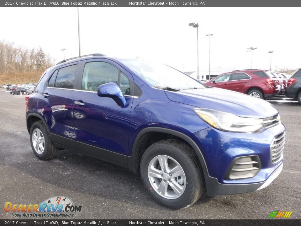 2017 Chevrolet Trax LT AWD Blue Topaz Metallic / Jet Black Photo #3
