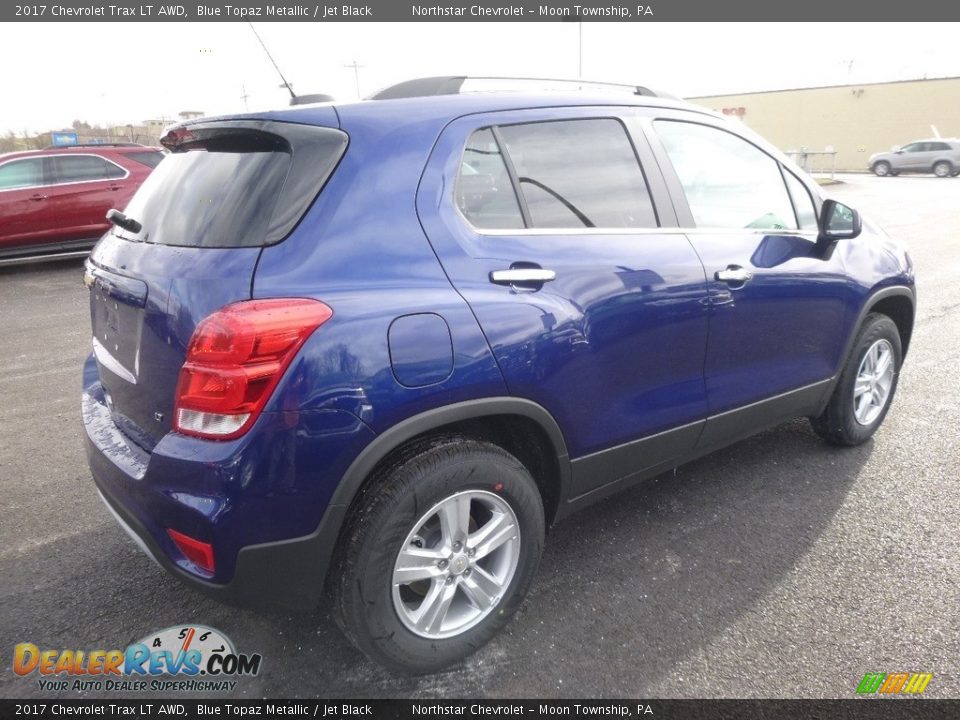 2017 Chevrolet Trax LT AWD Blue Topaz Metallic / Jet Black Photo #5