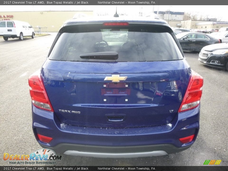 2017 Chevrolet Trax LT AWD Blue Topaz Metallic / Jet Black Photo #6