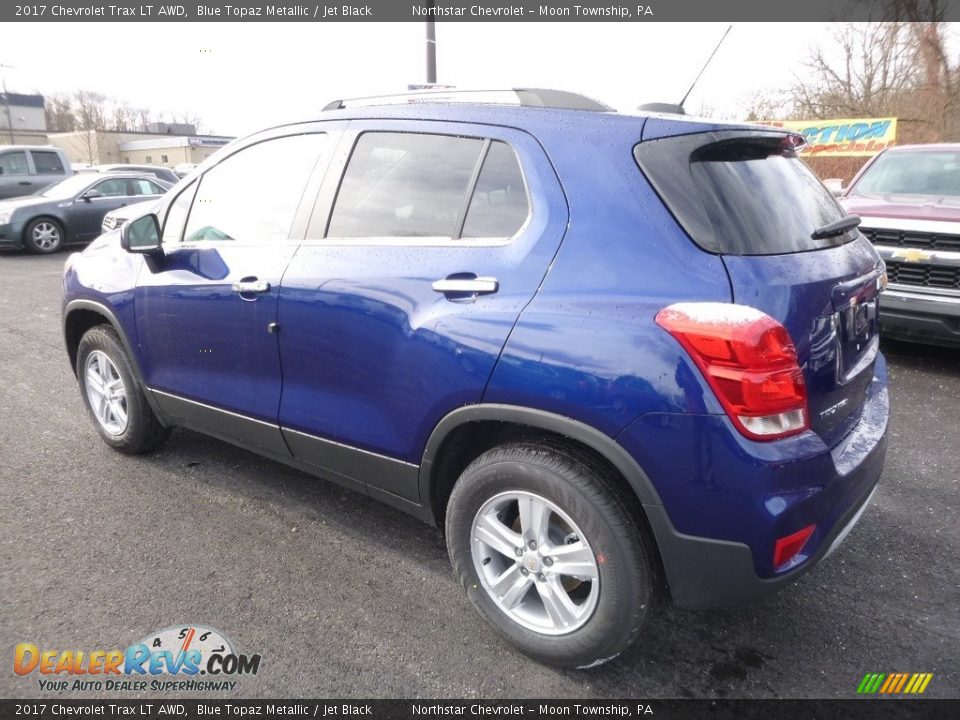 2017 Chevrolet Trax LT AWD Blue Topaz Metallic / Jet Black Photo #8