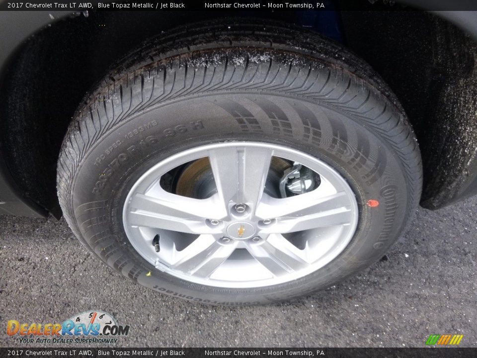 2017 Chevrolet Trax LT AWD Blue Topaz Metallic / Jet Black Photo #10