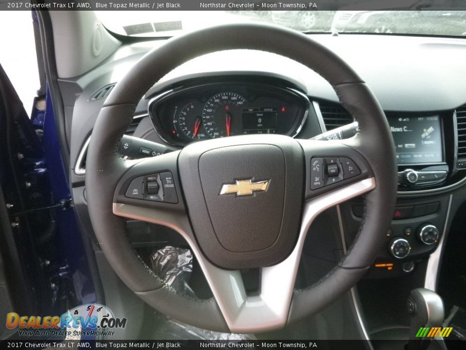 2017 Chevrolet Trax LT AWD Blue Topaz Metallic / Jet Black Photo #17
