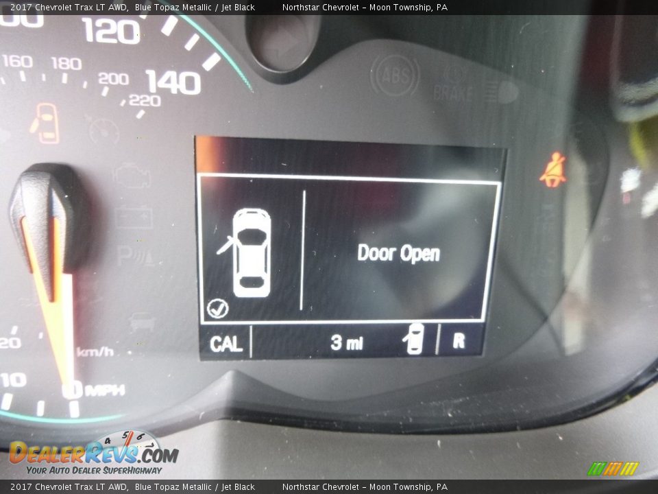 2017 Chevrolet Trax LT AWD Blue Topaz Metallic / Jet Black Photo #20