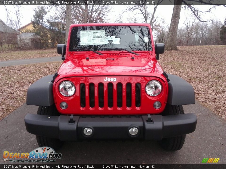 2017 Jeep Wrangler Unlimited Sport 4x4 Firecracker Red / Black Photo #3