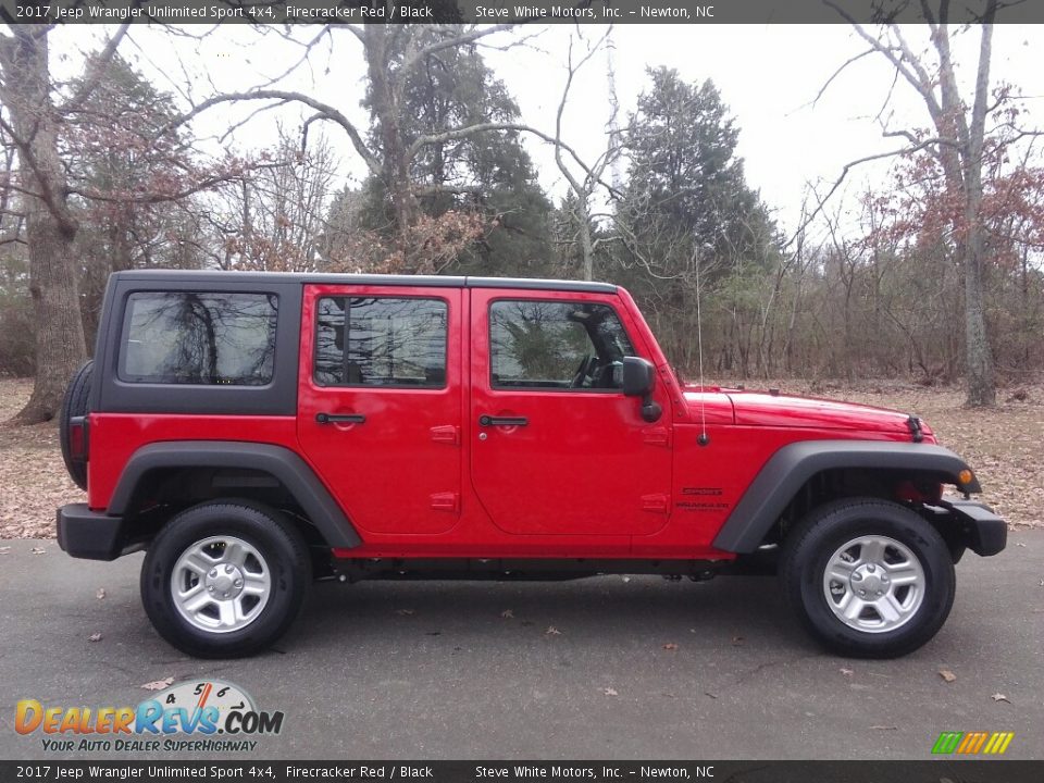 2017 Jeep Wrangler Unlimited Sport 4x4 Firecracker Red / Black Photo #5