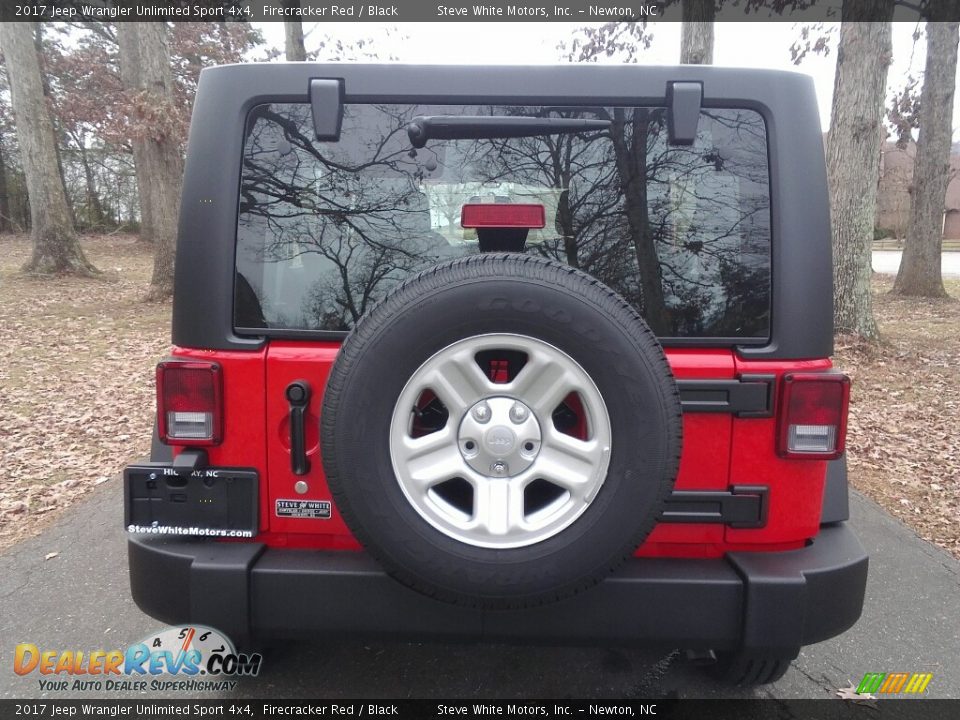 2017 Jeep Wrangler Unlimited Sport 4x4 Firecracker Red / Black Photo #7