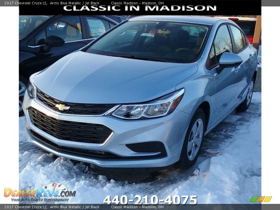 2017 Chevrolet Cruze LS Arctic Blue Metallic / Jet Black Photo #1