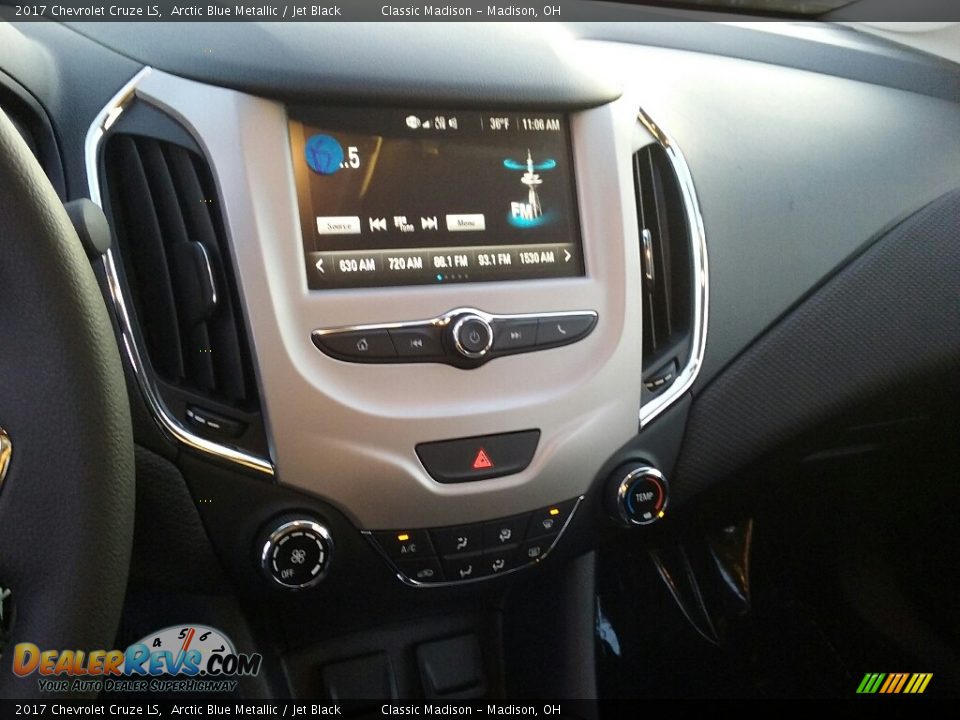 2017 Chevrolet Cruze LS Arctic Blue Metallic / Jet Black Photo #3