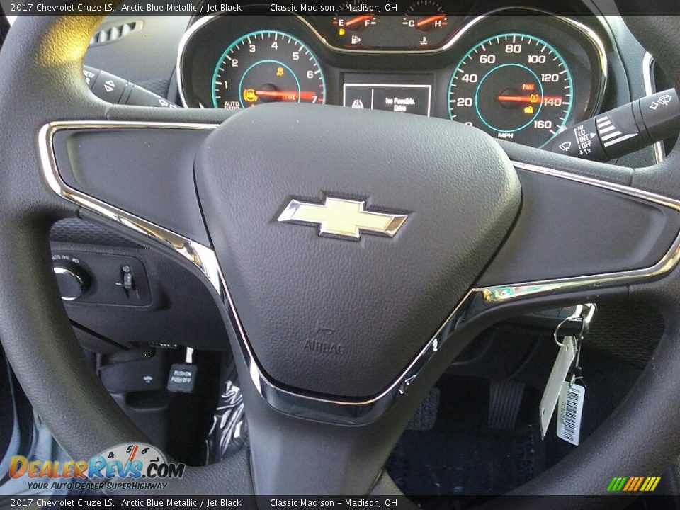 2017 Chevrolet Cruze LS Arctic Blue Metallic / Jet Black Photo #7