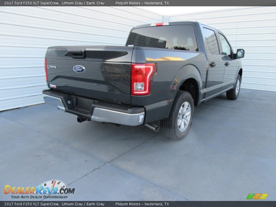 2017 Ford F150 XLT SuperCrew Lithium Gray / Earth Gray Photo #4