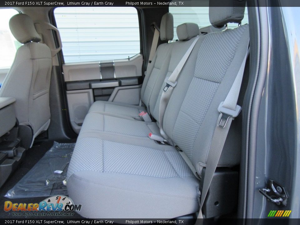 Rear Seat of 2017 Ford F150 XLT SuperCrew Photo #18
